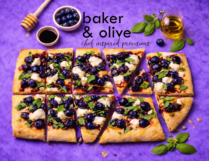 Blueberry Goat Cheese Flatbread