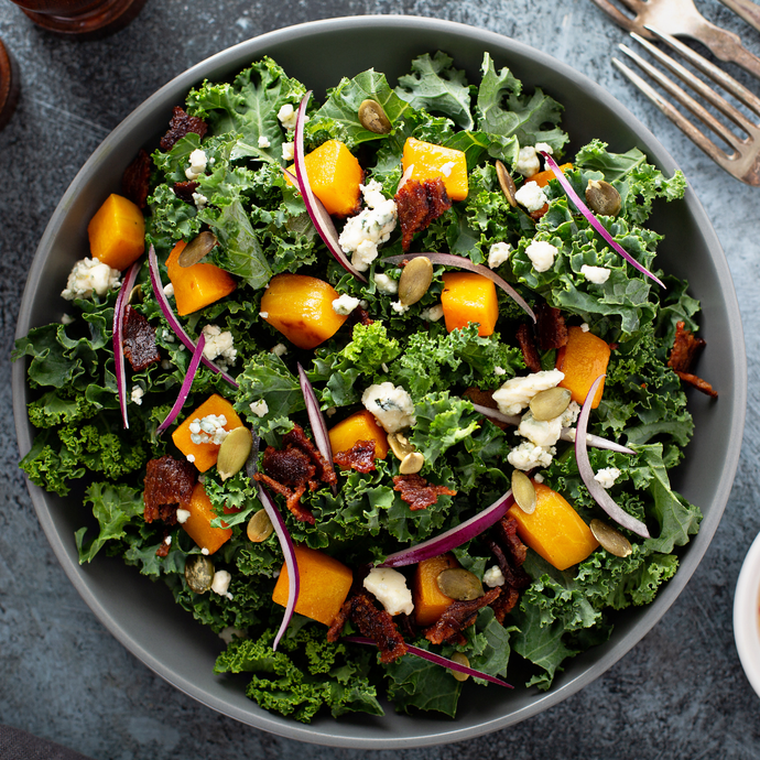 Harvest Pumpkin & Kale Salad