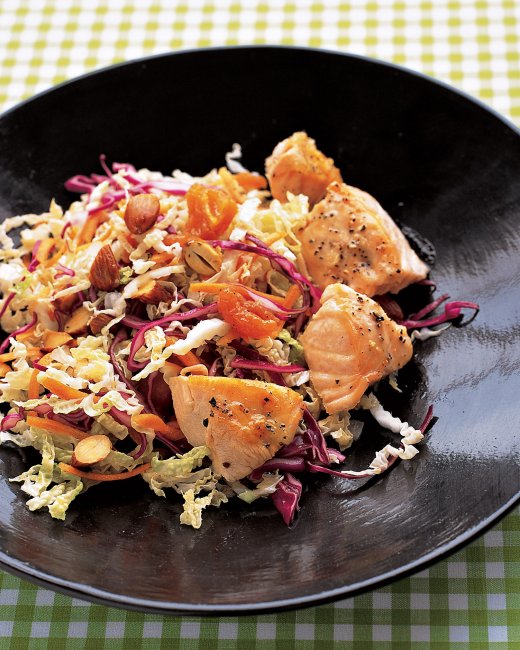 Asian Salad with Salmon