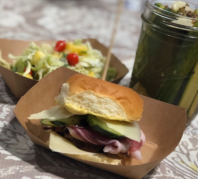 Pork Belly Cuban Sliders with Homemade Pickles