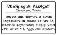 Champagne Wine Vinegar (France)