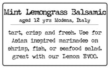 Thai Mint Lemongrass White Balsamic
